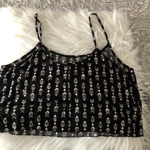 Forever 21 flowey crop top
